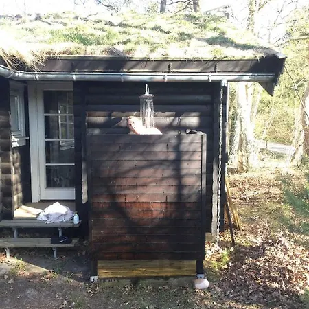 Log House Near A Child-friendly Sandy